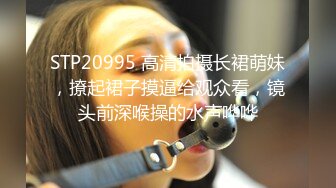 STP20995 高清拍摄长裙萌妹，撩起裙子摸逼给观众看，镜头前深喉操的水声哗哗